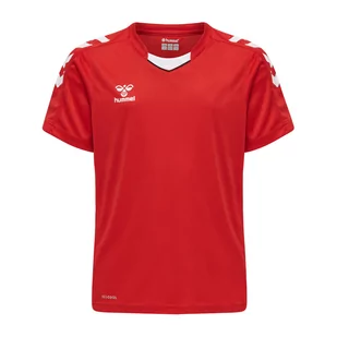 Koszulka sportowa z krótkim rękawem dziecięca Hummel Core XK Kids Poly Jersey S/ - Piłka nożna - miniaturka - grafika 1