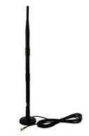 Anteny Wi Fi - Apte Antena  AK128 ANTENA WIFI 12dBI 41CM RP-SMA PODSTAWKA uniwersalny 397-uniw - miniaturka - grafika 1