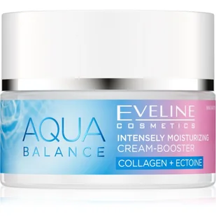 Eveline Cosmetics Aqua Balance Collagen + Ectoine krem intensywnie nawilżający z efektem rozjaśniającym 50 ml - Kremy do twarzy - miniaturka - grafika 1
