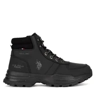 Botki męskie - Trzewiki U.S. Polo Assn. OSCAR001M/DYT1 Czarny - miniaturka - grafika 1