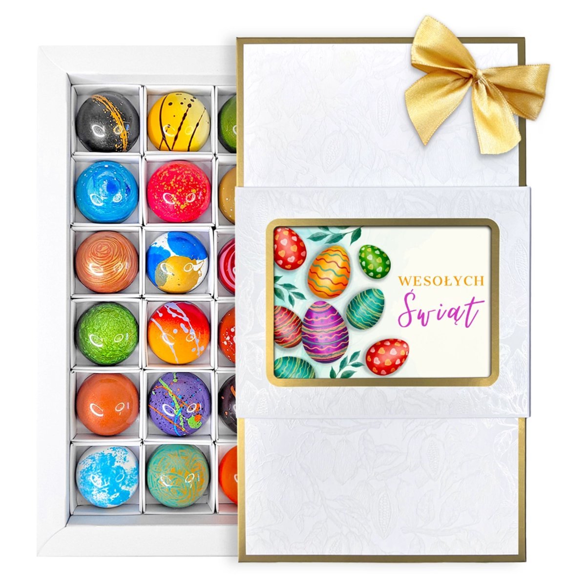 Bombonierka - WIELKANOC – Zestaw 18 Pralin