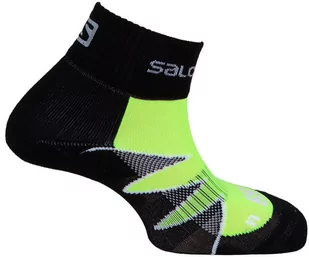 Salomon Skarpety Citytrail Black/Green 366461 - Skarpetki i podkolanówki sportowe - miniaturka - grafika 1