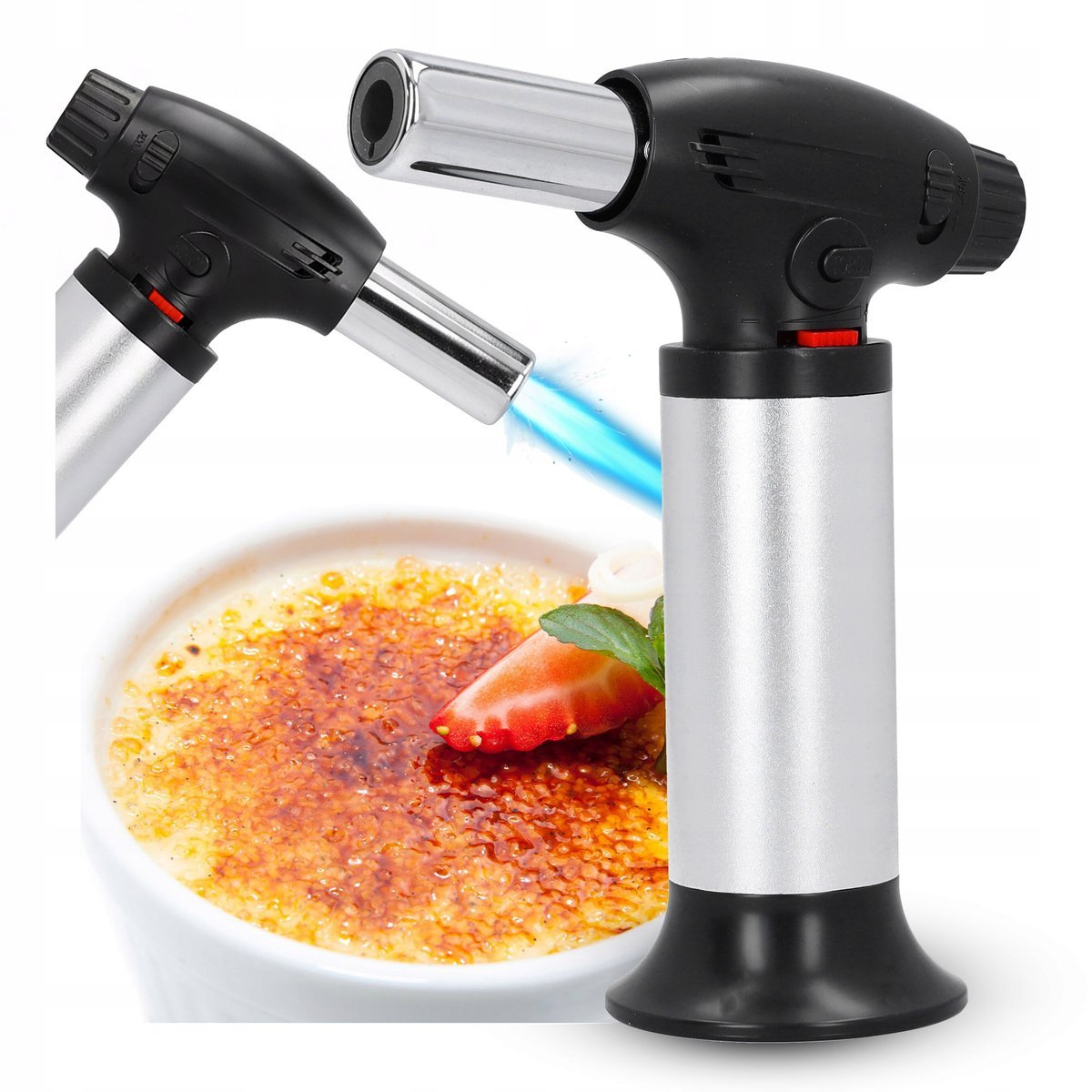 Palnik gazowy cukierniczy kuchenny do creme brulee opalarka do zapiekania