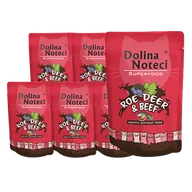 Mokra karma dla kotów - Dolina Noteci Superfood sarna i wołowina saszetka 10x85g - miniaturka - grafika 1