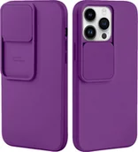 Etui i futerały do telefonów - Etui CamShield Soft Silicone Case do iPhone 14 Pro fioletowy - miniaturka - grafika 1