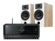 Zestawy stereo - Yamaha MusicCast RX-V6A (czarny) + Diva 3 (dąb) - miniaturka - grafika 1