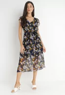 Sukienki - Granatowa Sukienka Gobney - miniaturka - grafika 1