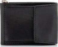 Portfele - Belveder Mały Portfel Męski z Klipsem Czarny BW68 - miniaturka - grafika 1