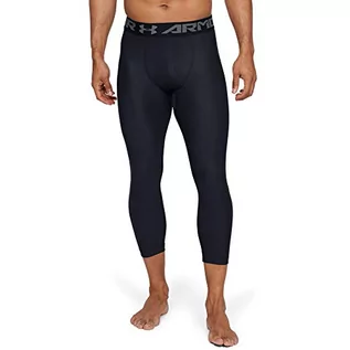 Kalesony - Under Armour Hg Armour 2.0 3/4 męskie legginsy, czarne/grafitowe (001), małe 1289574-001 - grafika 1