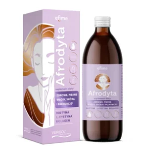 Efime Afrodyta Zdrowe Piękne Włosy, Skóra i Paznokcie 500 ml - Włosy, skóra, paznokcie - miniaturka - grafika 1