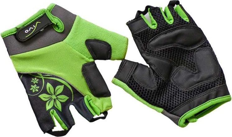 Vivo Rękawiczki rowerowe damskie Lady SB-01-3151 zielono-czarne r. M 4962252