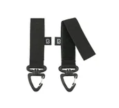 Sprzęt wspinaczkowy - Paski Molle z Karabińczykami BRANDIT 2 szt - Black - miniaturka - grafika 1