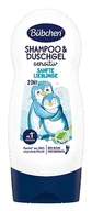 Kosmetyki kąpielowe dla dzieci - Bübchen Szampon i żel pod prysznic 2 w 1 dla dzieci, 230 ml – pielęgnujące mycie włosów i łagodnie oczyszczająca kąpiel pod prysznic, bez silikonów - miniaturka - grafika 1