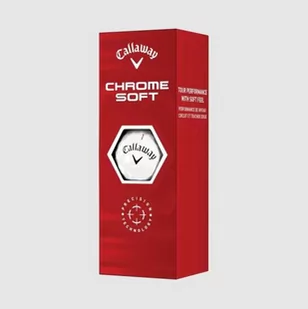 Piłki golfowe CALLAWAY CHROME SOFT (białe) - Golf - miniaturka - grafika 1