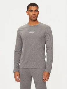 United Colors Of Benetton Longsleeve 30964M017 Szary Slim Fit - Bluzy męskie - miniaturka - grafika 1