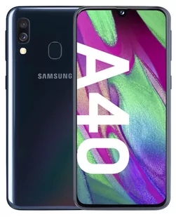 Samsung Galaxy A40 64GB Dual Sim Czarny - Telefony komórkowe - miniaturka - grafika 1