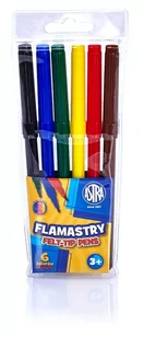 Flamastry 6 kolorów - Artykuły biurowe - miniaturka - grafika 2