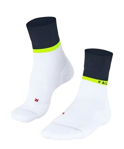FALKE Kobiety Skarpety do biegania RU4 Endurance Compression W So bawełna materiał funkcyjny kompresyjne1 Para, Biały White 2006, 41-42