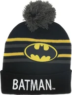 Czapki dla dzieci - Czapka zimowa Batman z daszkiem - fajna czapka dla dzieci w rozmiarze onesize, czarna - miniaturka - grafika 1