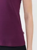 Bluzki damskie - Koszulka Damska 4F T-shirt Bluzka Bawełniana Dekolt w Serek F1990-50S-XS - miniaturka - grafika 1