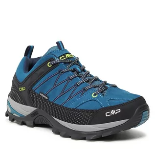 Półbuty męskie - Trekkingi CMP Rigel Low Trekking Shoes Wp 3Q13247 Deep Lake-B.Blue 15mm - grafika 1