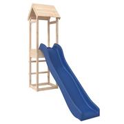Place zabaw - Drewniany zestaw zabawowy - wieża z zjeżdżalnią, 1 / AAALOE - miniaturka - grafika 1