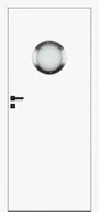Drzwi wewnętrzne - Dre Drzwi Wewnętrzne Z Szybą Nova - Cell 30 Okleina Biała Mat - miniaturka - grafika 1