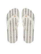 Klapki i japonki damskie - Tommy Hilfiger Japonki Im Th Chainprint Midwedge Sandal FW0FW08527 Biały - miniaturka - grafika 1