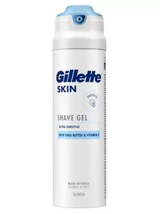 Gillette żel do golenia Skin Ultra Sensitive 200ml - Kosmetyki do golenia - miniaturka - grafika 1