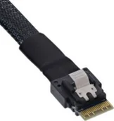 Kable komputerowe i do monitorów - SuperMicro Supermicro Kabel CBL-SAST-1234A-100 SlimSAS x4 STR auf 4x SATA 56cm - miniaturka - grafika 1