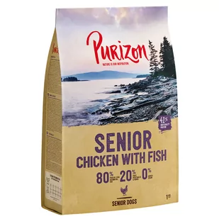 Purizon Senior, kurczak i ryba, bez zbóż - 1 kg - Sucha karma dla psów - miniaturka - grafika 1