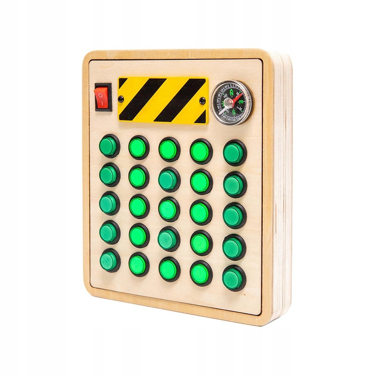 Drewniane Montessori Fine Motor Skill Zabawki Elektroniczne