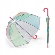 Parasole - PARASOLKA PARASOL DAMSKA ESPRIT DŁUGA PRZEZROCZYSTA GŁĘBOKA - miniaturka - grafika 1