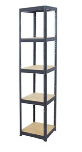 Regał Helios magazynowy metalowy HGG_180X030X30_5_0WZ ilość półek 5 nośność 175 kg / Wamar-Sosenka - Szafy i regały magazynowe Regał Helios magazynowy metalowy HGG_180X030X30_5_0WZ ilość półek 5 nośność 175 kg / Wamar-Sosenka - Szafy i regały magazynowe - miniaturka - grafika 1