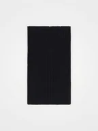 Czapki dla dzieci - Reserved - Strukturalny komin - czarny - miniaturka - grafika 1