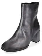 Botki damskie - Gabor Skórzane botki w kolorze antracytowym - miniaturka - grafika 1