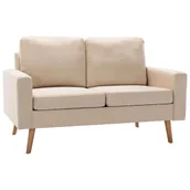 Sofy i kanapy - 2 osobowa kremowa sofa M9-C04 - miniaturka - grafika 1