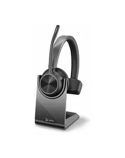 Plantronics Voyager 4310 UC USB-C Mono CS - with Charge Stand (218474-01) - Słuchawki - miniaturka - grafika 1