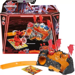 BAKUGAN 3.0 TRAINING SET ZESTAW TRENINGOWY FIGURKA PYRUS TITANIUM DRAGONOID - Figurki dla dzieci - miniaturka - grafika 1