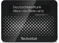 Radia - TechniSat CABLESTAR 100 Zegar Cyfrowy Czarny - miniaturka - grafika 1