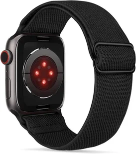 BRANSOLETA DO ZEGARKA APPLE WATCH 1/2/3/4/5/6/7/8/SE 38/40/41 CZARNA +ETUI - Akcesoria do smartwatchy - miniaturka - grafika 1
