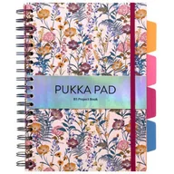 Zeszyty szkolne - Kołobrulion Book Bloom. Kwiaty jasne. Pukka Project. B5 linia. 100 kartek - miniaturka - grafika 1