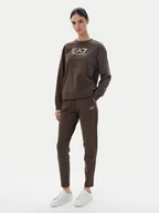 Dresy damskie - EA7 Emporio Armani Dres 7W000115 AF13135 U6139 Brązowy Regular Fit - miniaturka - grafika 1