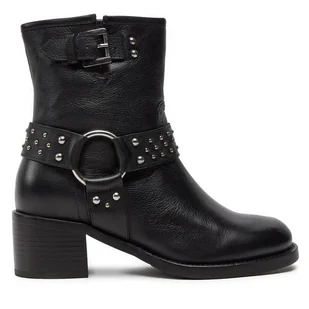 Botki Bronx New-Camperos 47535-U Czarny - Botki damskie - miniaturka - grafika 1