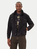 Kurtki męskie - Levi's® Kurtka jeansowa Type III Sherpa 16365-0291 Czarny Regular Fit - miniaturka - grafika 1
