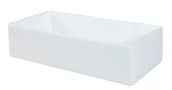 Umywalki - Biała prostokątna umywalka na blat D3-M43 - miniaturka - grafika 1