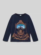 Koszulki dla chłopców - Bluzka z długim rękawem o kroju regular fit z mieszanki dżerseju i bawełny - miniaturka - grafika 1