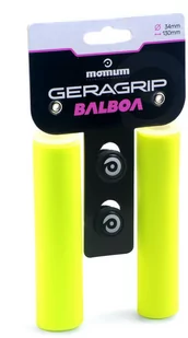 Chwyty Geragrip Balboa 34 mm - żółty - Kierownice rowerowe - miniaturka - grafika 1