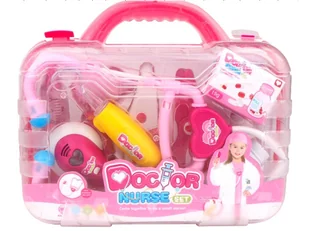 ZABAWKOWY ZESTAW LEKARZA W WALIZCE AKCESORIA - Zabawy w naśladowanie dorosłych - miniaturka - grafika 1