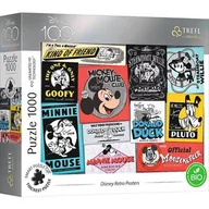 Puzzle - Puzzle TREFL Prime Unlimited Fit Technology Disney Retro Posters (1000 elementów) - miniaturka - grafika 1